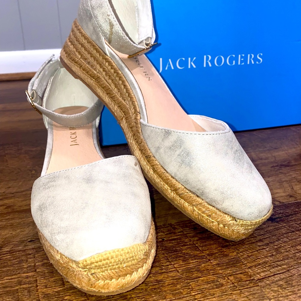 *NEW* Jack Rogers Palmer Mid Wedge Espadrilles.